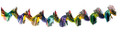 12" Multi Colored Twist Garland - Pack of 12 - (71148)