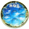 Disposable Seder Plate Jerusalem- Plastic  Pack of 100 (P-DSP1)