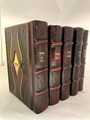 מחזור עבודת השם Leather Diamond Gold Plate 5"x7" Machzor Slipcased Set (BK-MAHL2)