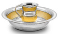 Stainless Steel Wash Cup and Bowl Set- Gold/Silver(WC-X4759)