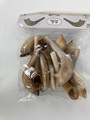  Small Marbled Round Toy Shofar-10pk. (SH-PLBRN-10PK)