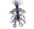Blue and Silver Magen David Lantern - Pack of 12 - 18" (71168)