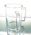 Clear Acrylic Washing Cup-Clear Handles 5" (WC-80256)