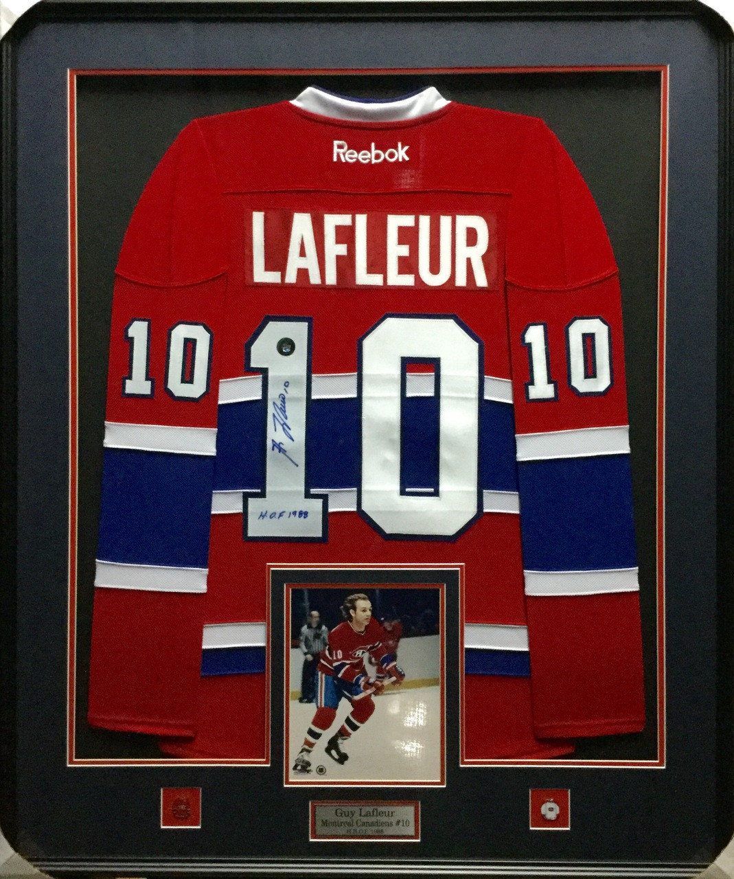 guy lafleur signed jersey authentic