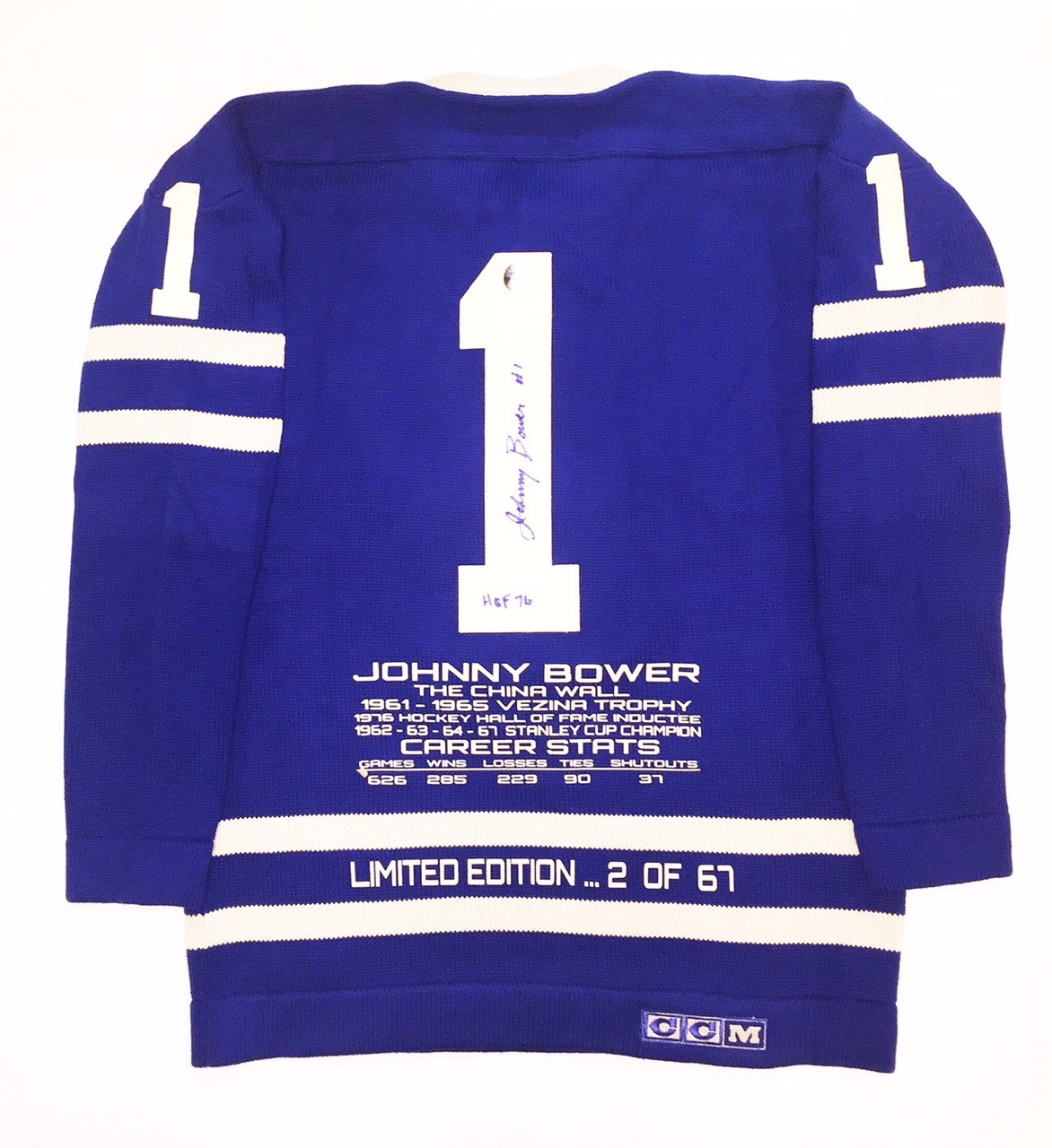 signed toronto maple leafs jersey