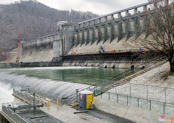 Bluestone Dam.