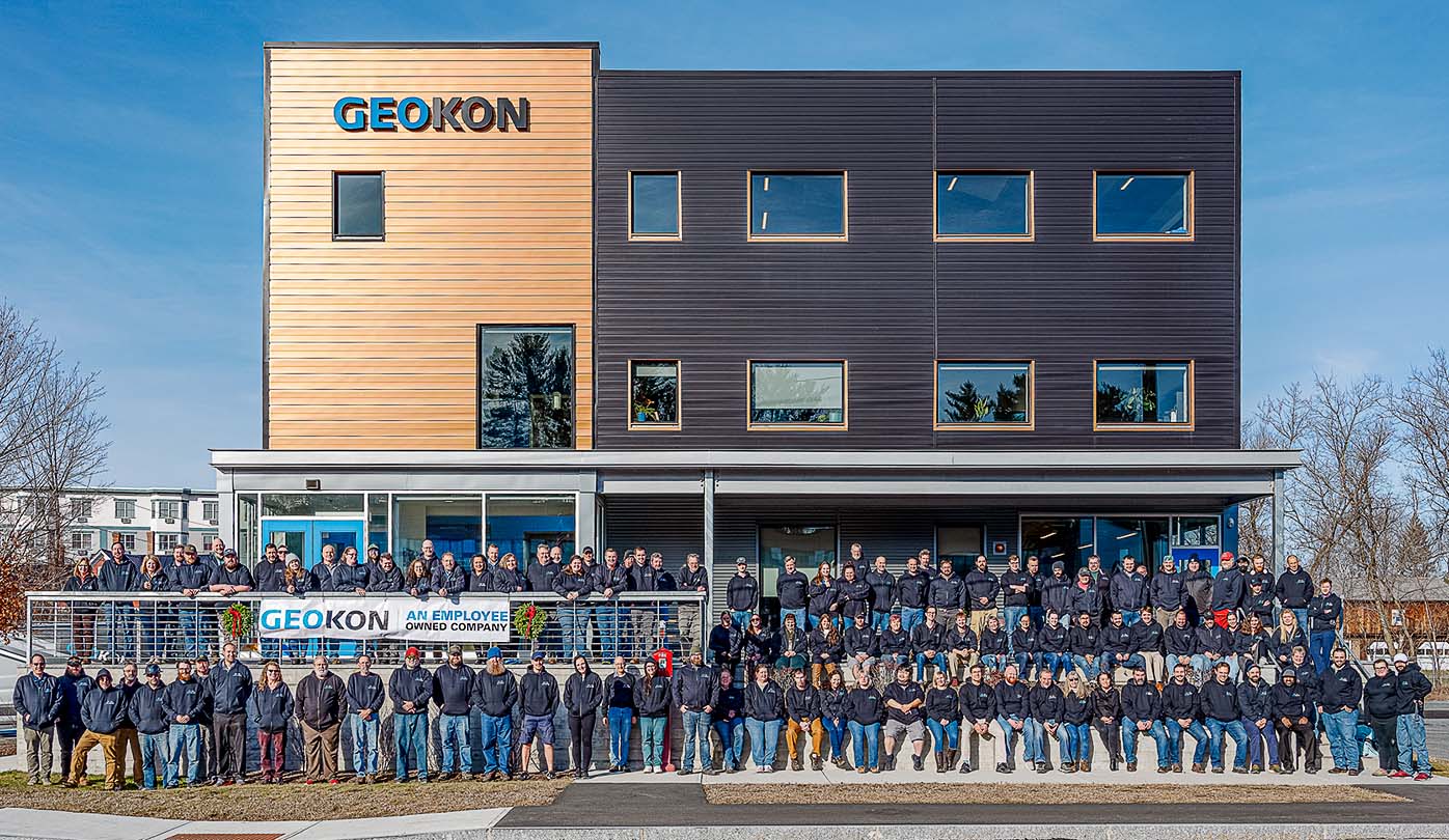 Photo of GEOKON employees celebrating the completion of its newly created Employee Stock Ownership Plan.