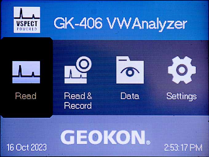 GK-406 “Read” screenshot.
