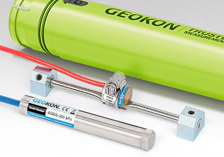 Piezometer, Strain Gauge and Inclinometer Casing.