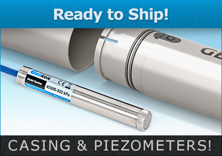 Piezometers and Inclinometer Casing.