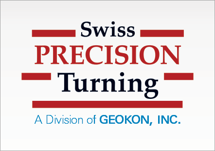 Swiss Precision Turning logo.