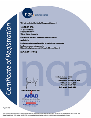 ISO 9001:2015 Certificate 10643