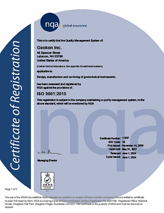 ISO 9001:2015 Certificate 11507