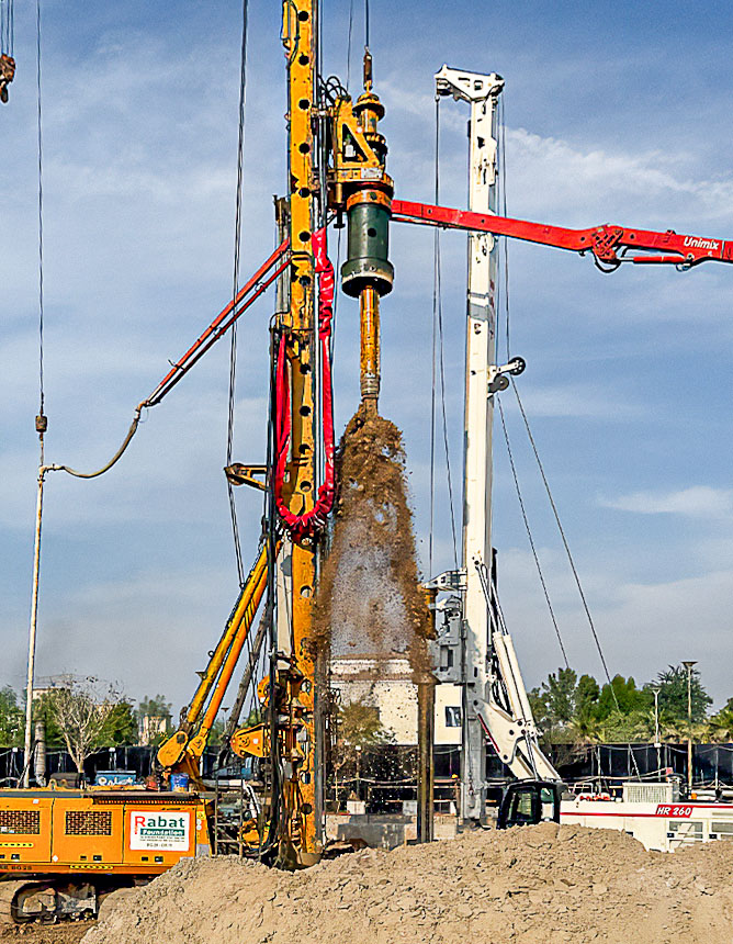Photo of of Binghatti Flare construction.