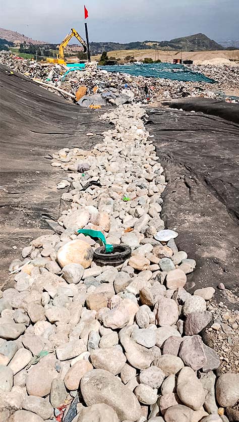 Photo of Doña Juana Landfill.