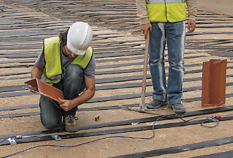 Photo of a Geogrid installation.