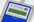 Close-up of the Model 404 Intrinsically Safe Vibrating Wire Readout LCD display.