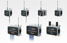 The Model 8800 and 8900 Series include the Mesh VW Logger, Mesh Addressable Logger, Mesh Tilt Logger and Local Gateway (top, left to right), the 4- and 8- channel Mesh VW Loggers and the Cellular Gateway (bottom, left to right, Model 8900 Series pictured).