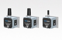 The Model 8920 Cellular (left), 8930 Wi-Fi® (center) and 8950 Satellite (right) self-contained Tilt Loggers. 