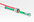 Model 4200-ER-5 (5,000 με extended range version) Concrete Embedment Strain Gauge (shown with plucking coil).