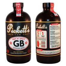 Pickett's #3 'Hot n' Spicy' Ginger Beer 2pack (16oz bottles) Concentrated Syrup