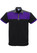 Mens Biz Collection Black/Purple Charger Shirt