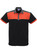 Mens Biz Collection Black/Fluoro Orange Charger Shirt