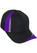 Biz Collection Unisex Black/Purple Charger Cap