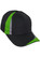 Biz Collection Unisex Black/Green Charger Cap