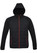 Mens & Ladies Stealth Black/Red Tech Hoodie Jacket