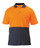 Hi Vis Orange/Navy Cotton Backed S/S Polo Shirt