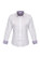 White/Purple Reign Herne Bay Ladies Long  Sleeve Shirt Sleeves folded up