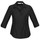Preston Ladies Black 3/4 Sleeve Shirt