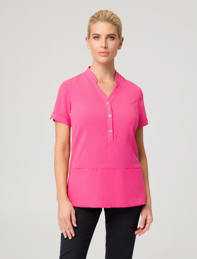 City Collection City Stretch Pink Spot Tunic