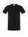 Mens Vintage Henley T-Shirt - Black
