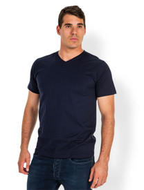 100% Cotton V-Neck T-Shirt