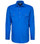 Pilbara Men's Closed Front Shirt - Cobalt Blue