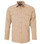 Pilbara Men's Open Front Long Sleeve Shirt - Clay