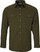 Pilbara Men's Open Front Long Sleeve Shirt - Olive