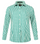 Pilbara Women's Check Long Sleeve Shirt Green/White