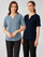 Womens Ruche Short Sleeve Blouse