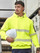 Water Resistant Hi Viz Hoodie with Segmented Tape (ZT867)