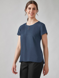 Womens Evelyn Short Sleeve Blouse