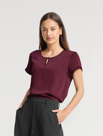 Womens Evelyn Short Sleeve Blouse