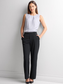 Womens Soft Stretch Wide-Leg Pant
