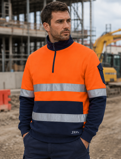 Hi Vis (D+N) Heavyweight Trade Fleece -Unisex