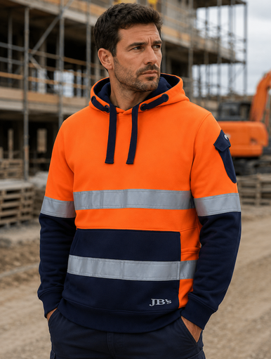 Hi Vis (D+N) Heavyweight Trade Hoodie-Unisex