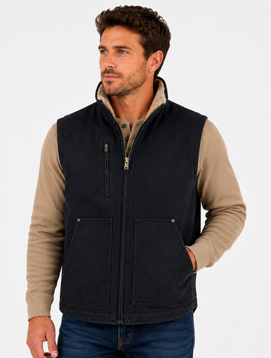 Hooded Barn Vest