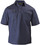 Bisley Closed Front Mens Navy S/S Cotton Drill Shirt