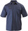 Bisley Cool Lightweight Navy Mens Short Sleeve Drill Shirt